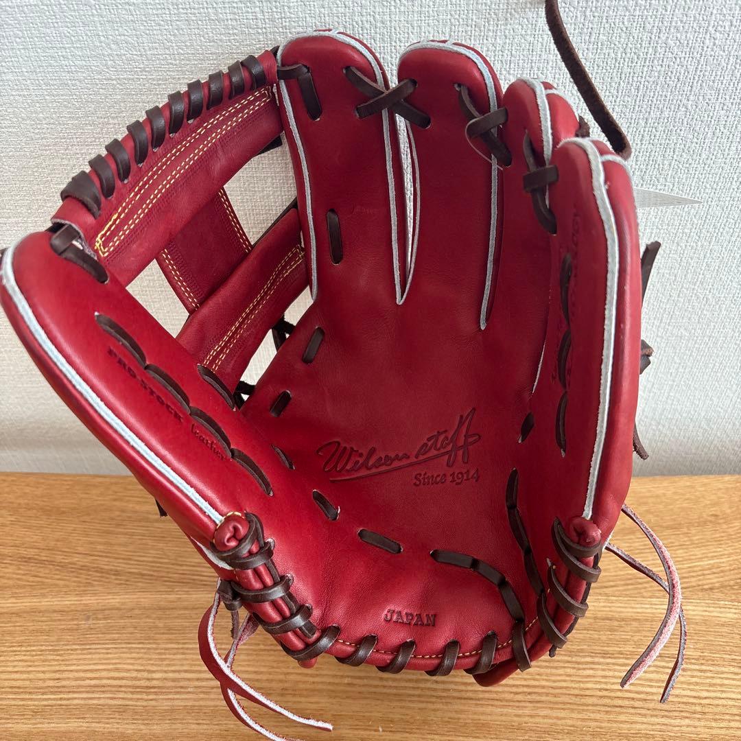 ウィルソン　硬式用　グラブ　内野　グローブ　定価63,800円　高校野球対応