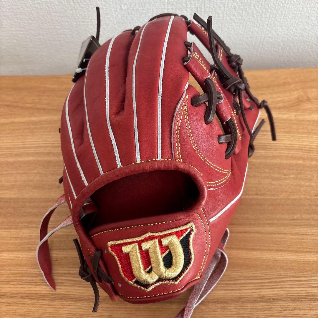 ウィルソン　硬式用　グラブ　内野　グローブ　定価63,800円　高校野球対応