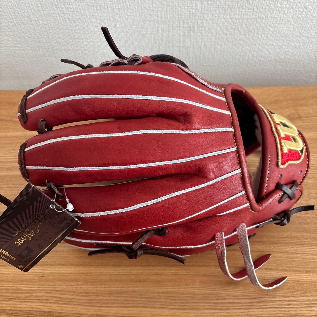 ウィルソン　硬式用　グラブ　内野　グローブ　定価63,800円　高校野球対応