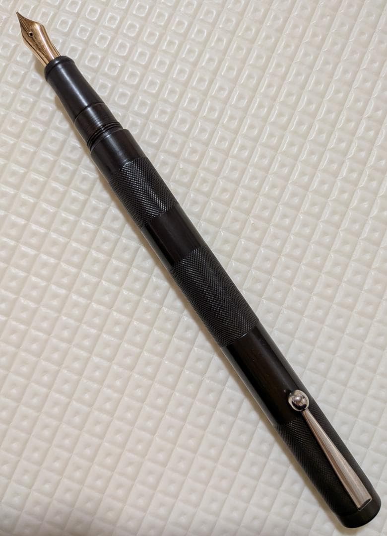 仙台大橋堂 手作り万年筆 エボナイト製(F)
