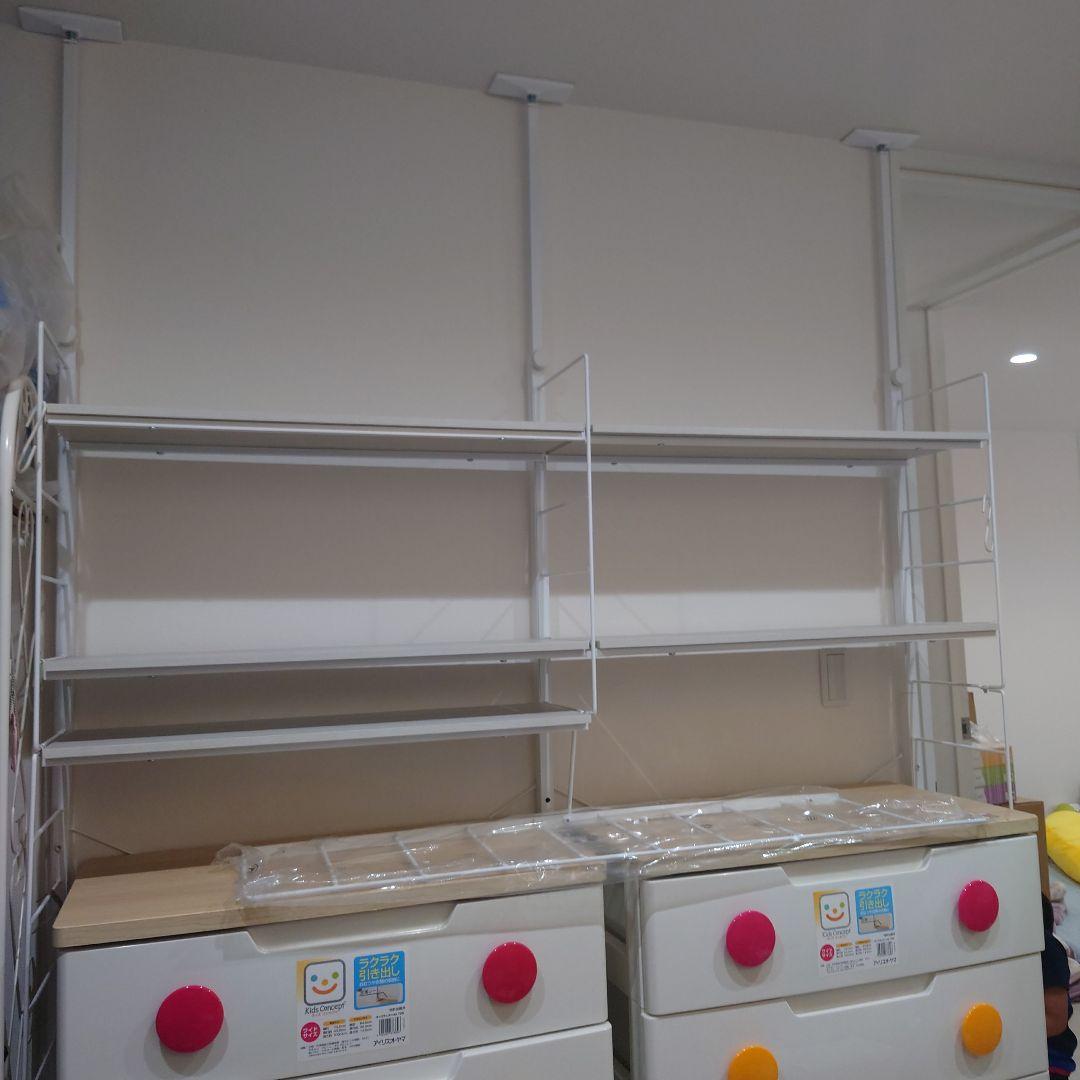 ニトリ Nポルダ 幅160cmセット 【幅80+80/棚板5枚他】