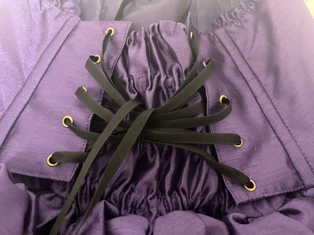 新品アトリエピエロ ミニコルセットスカート パープル