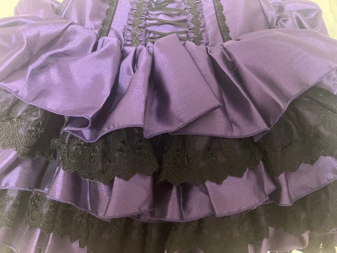 新品アトリエピエロ ミニコルセットスカート パープル