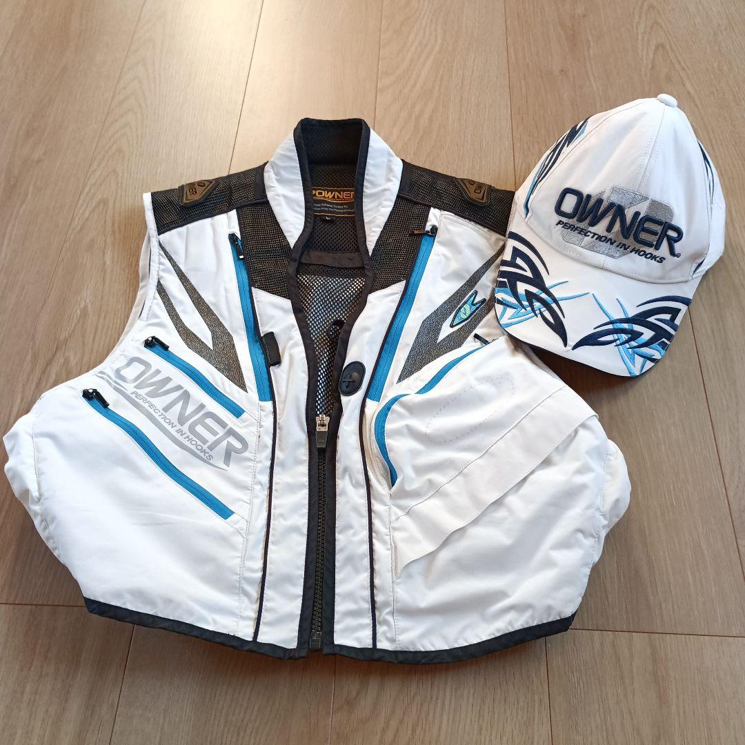 OWNER フィッシングベスト Lサイズ ホワイト