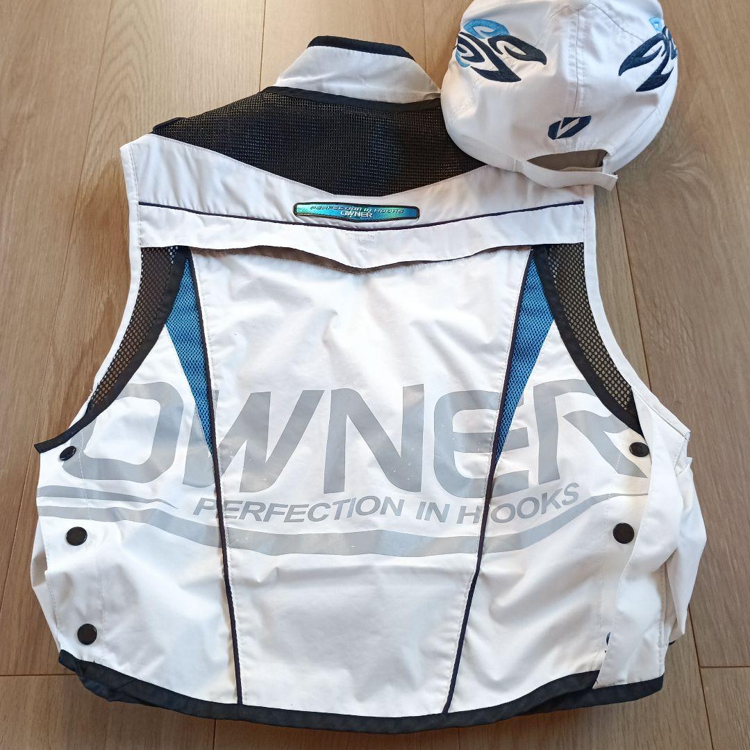 OWNER フィッシングベスト Lサイズ ホワイト