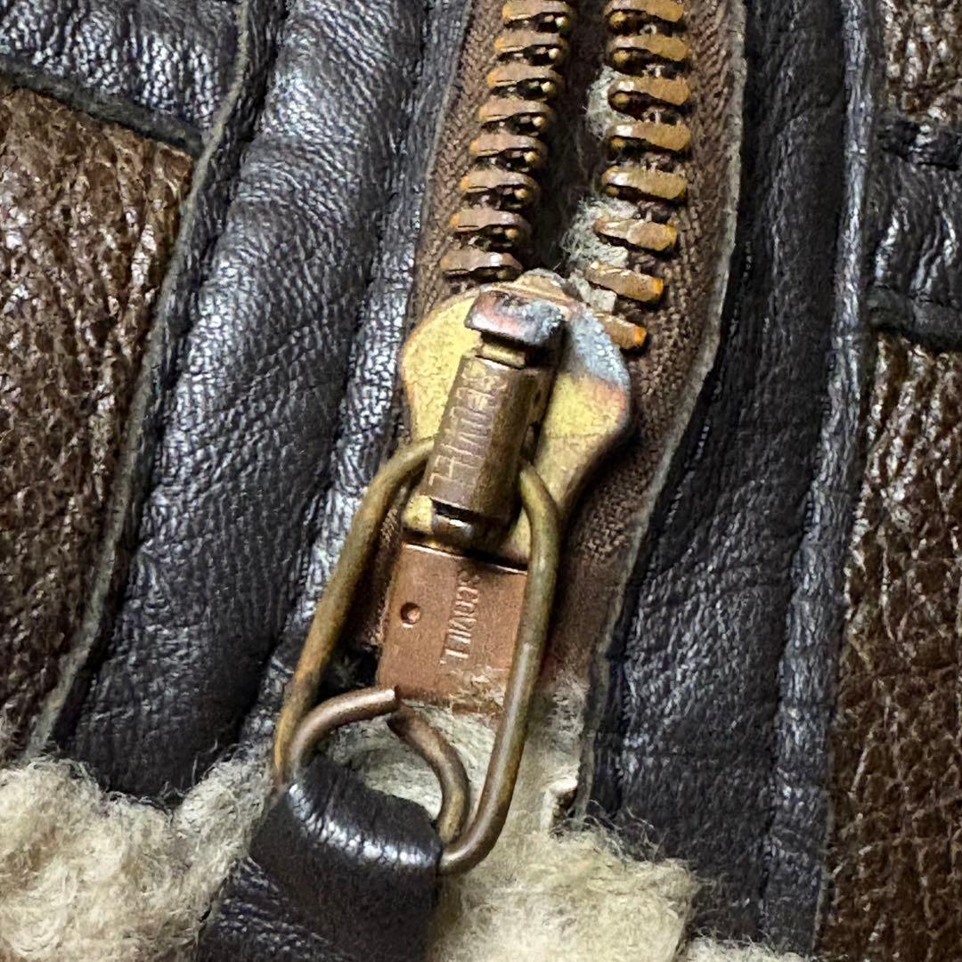 80s 90s USA製 ゴールデンベア B-3 リアルムートンジャケット