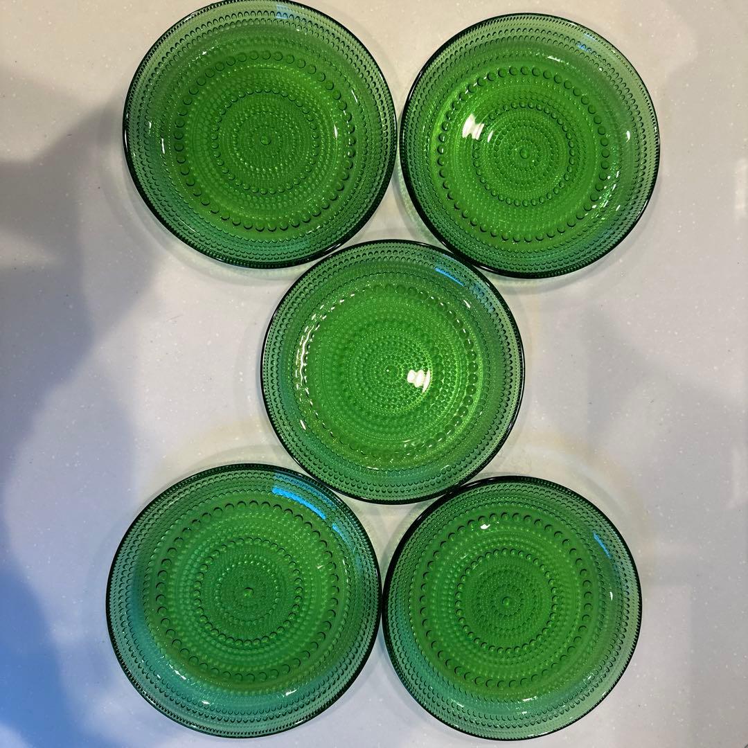 イッタラ　カステヘルミ　グリーン　17cm ５枚