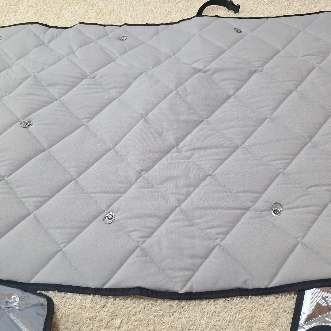 新品未使用カムロードアイズシエードフロントカバー グレー 3枚セット