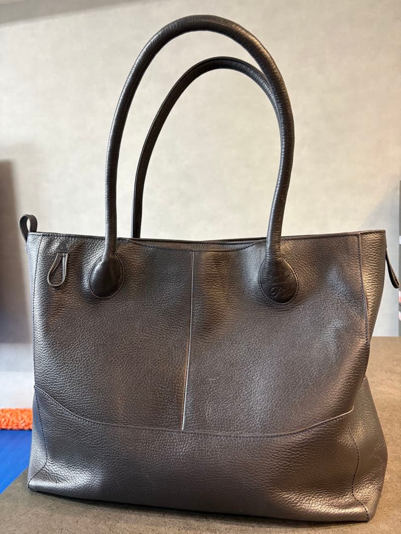 SAC`S BARで購入 濃紺レザー トートバッグ