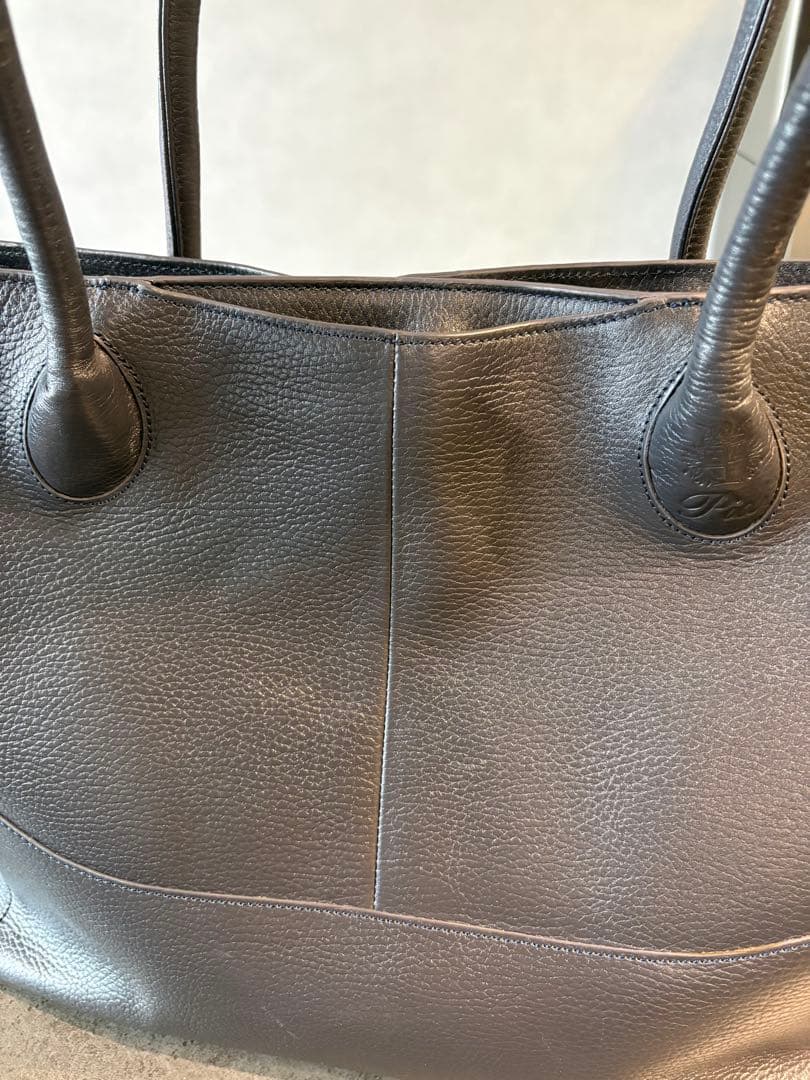 SAC`S BARで購入 濃紺レザー トートバッグ
