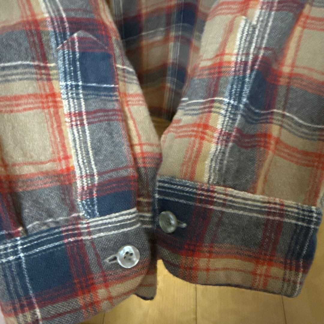 は*)様 Pendleton チェック柄ネルシャツ Lサイズ　ヴィンテージ