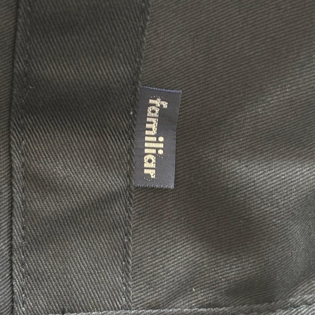 【美品】familiar マザーズバック ネイビー 赤チェック　インナーバック