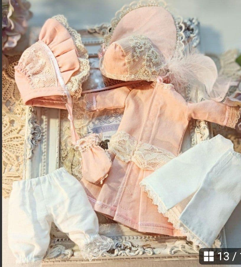 Handmade アウトフィット ビスクドール 約17㎝～約19㎝