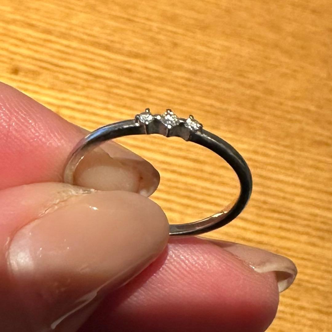 値下げ！ete pt900 ダイヤモンドリング