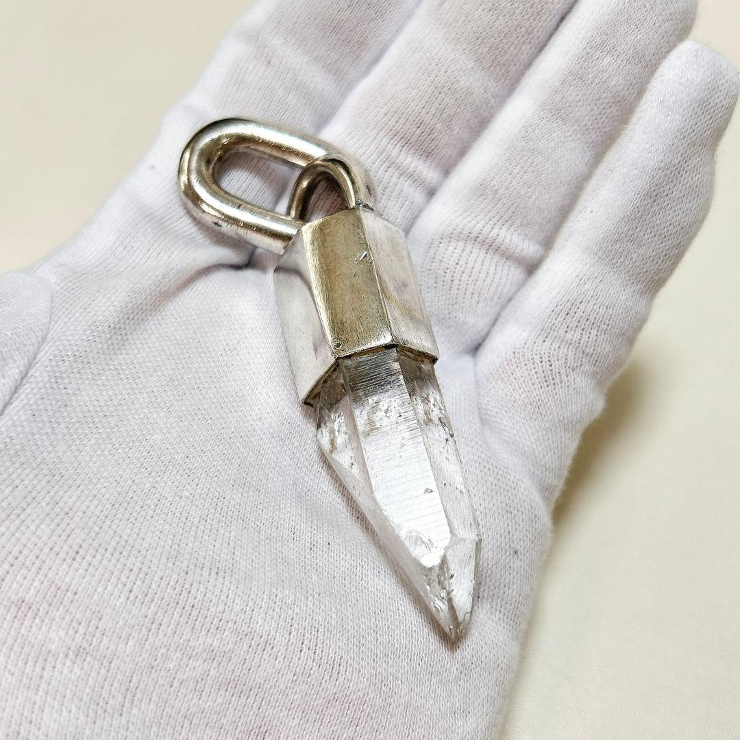 は*ら様 パーツオブフォー タリスマン 極太クリスタル 天然水晶 ネックレス 魔