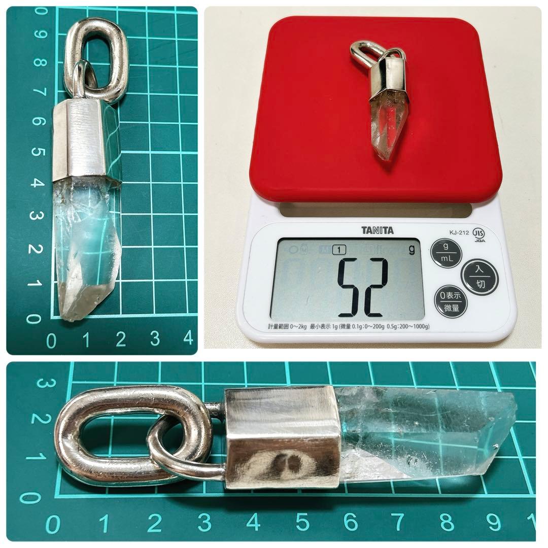 は*ら様 パーツオブフォー タリスマン 極太クリスタル 天然水晶 ネックレス 魔