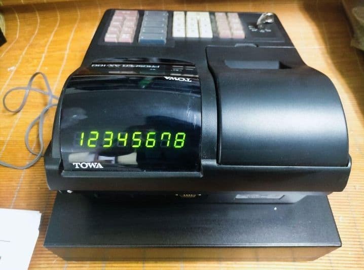 TOWAレジスター　AX-100　中古品　人気機種感熱紙　送料無料　992211