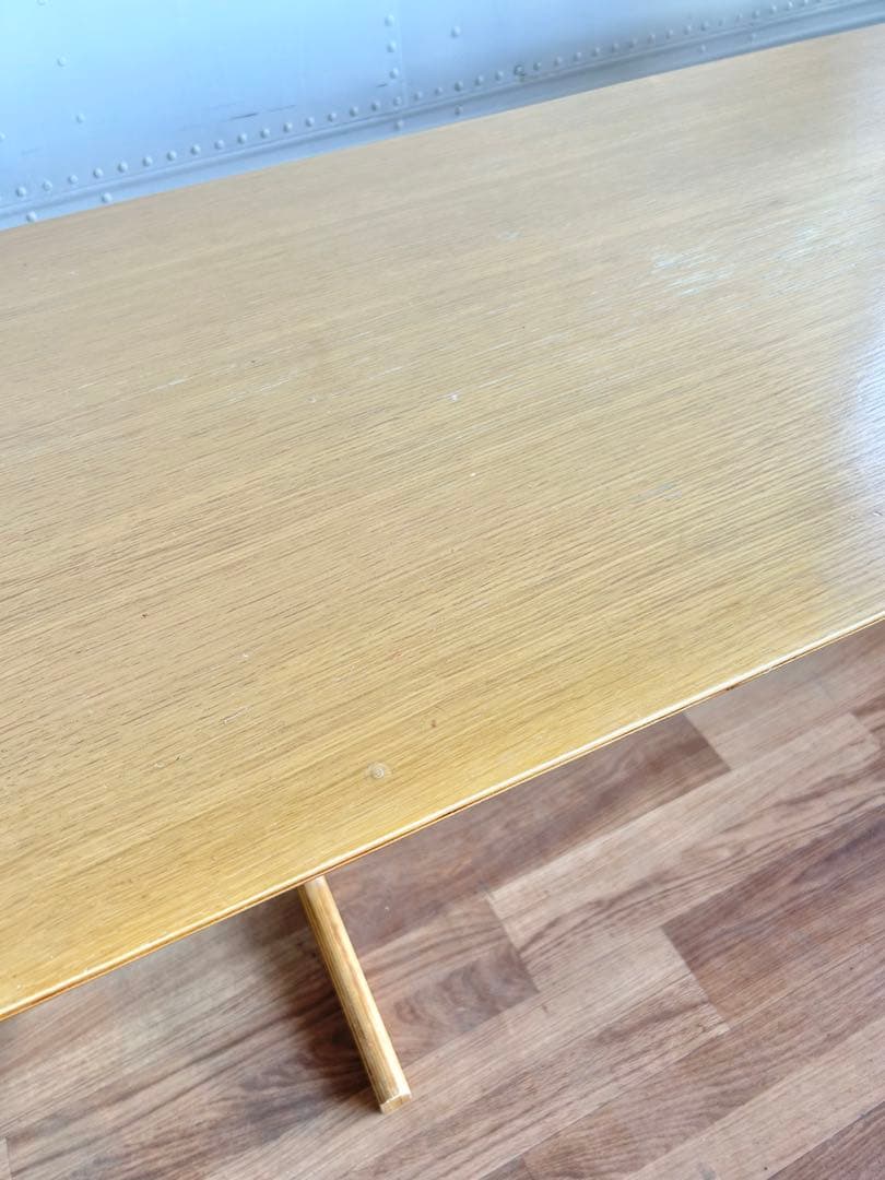 705 無印良品 オーク材　テーブル リビング ダイニング　北欧　ナチュラル　b