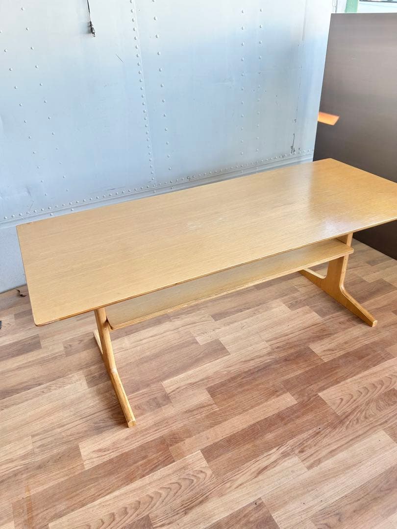 705 無印良品 オーク材　テーブル リビング ダイニング　北欧　ナチュラル　b