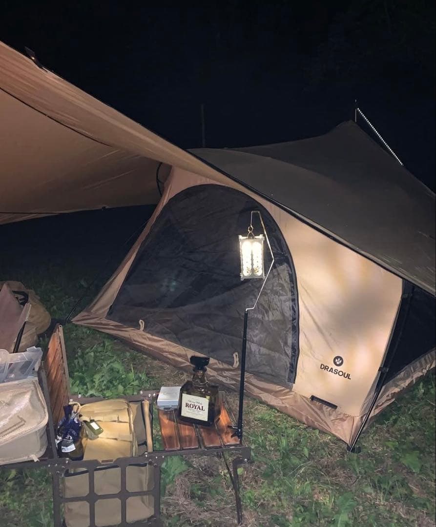 Drasoul tcテント 2人用カンガルーテント インナー&アウターテント