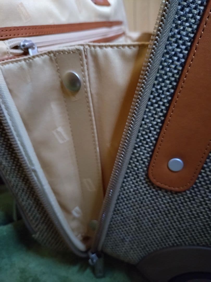 hartmann ハートマン　レザースーツケース　キャリーケース　ブラウン系