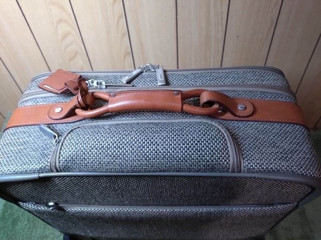 hartmann ハートマン　レザースーツケース　キャリーケース　ブラウン系