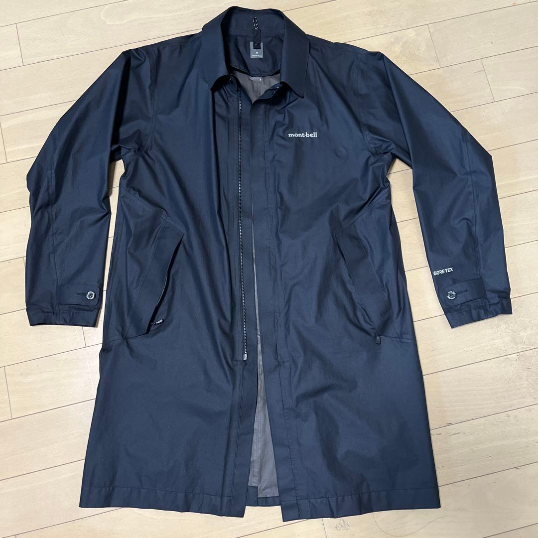 着脱可能インナーダウン付きmont-bell GORE-TEX コート ブラック