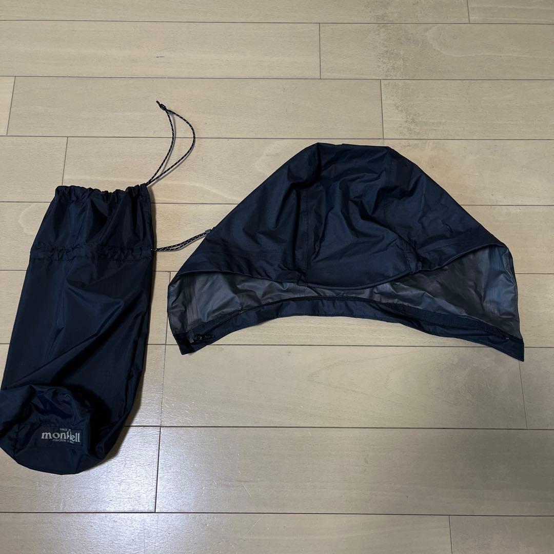 着脱可能インナーダウン付きmont-bell GORE-TEX コート ブラック