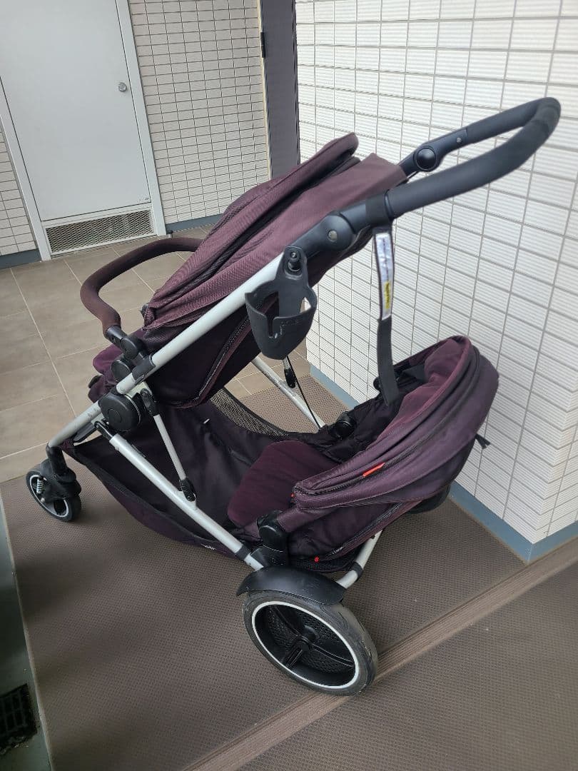 phil&teds ベビーカー ボイジャー voyager 2人乗り