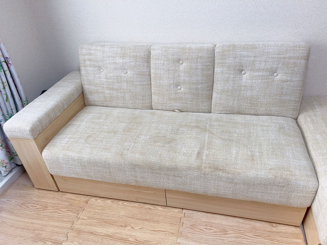 ソファーベット 3way ソファ 大容量収納スペース付