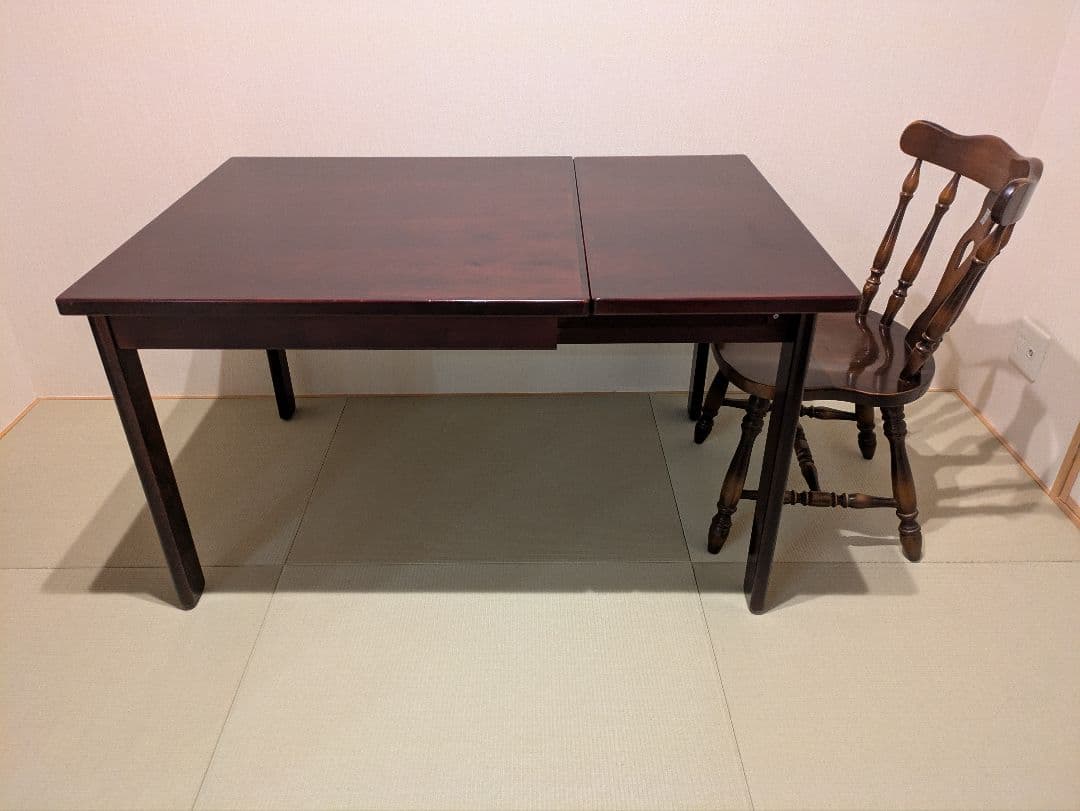 【オールド カリモク】バタフライテーブル ダイニングテーブル 折たたみ式 廃盤品