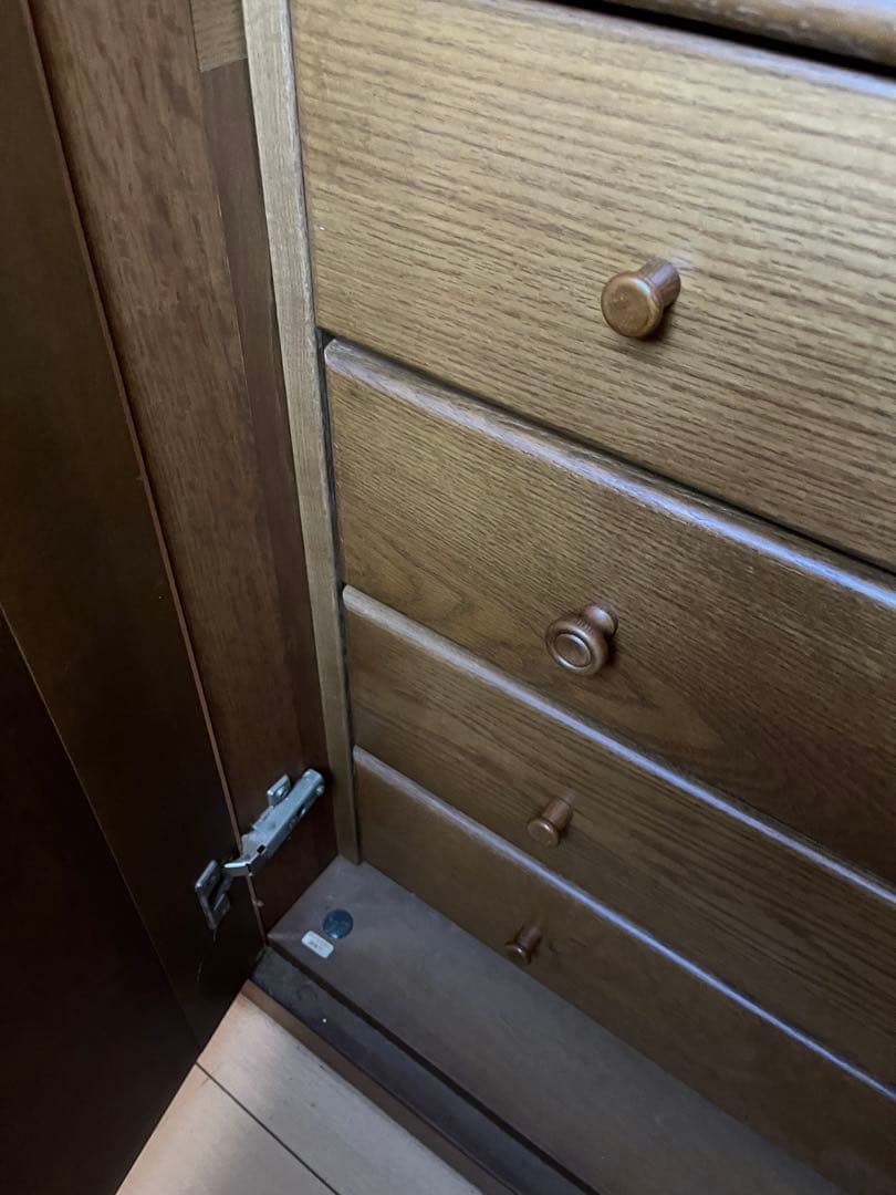 ラスト値下げ！天然木 衣装タンス