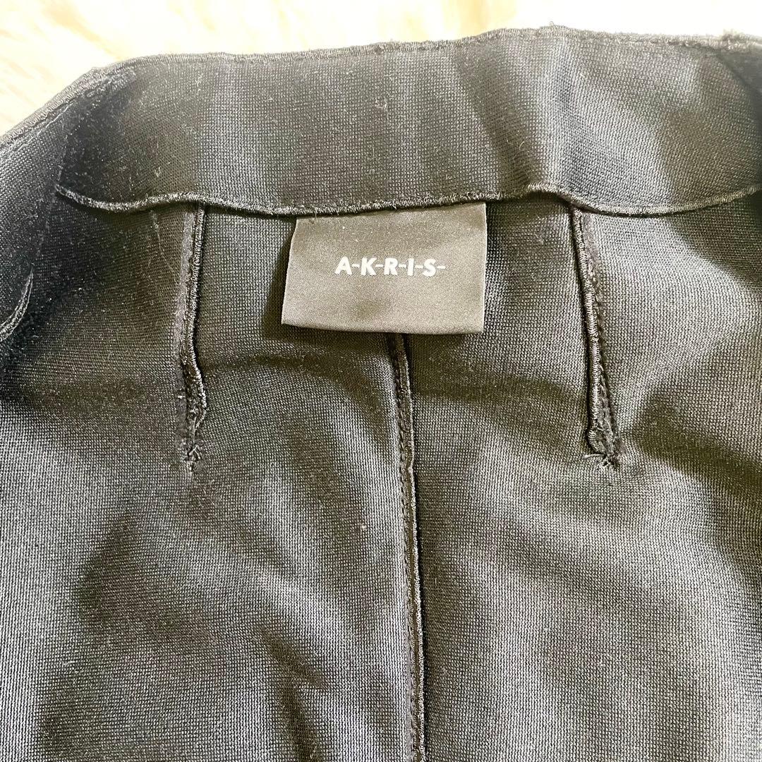 AKRIS アクリス　ラムレザー ロングコート ブラック Lサイズ