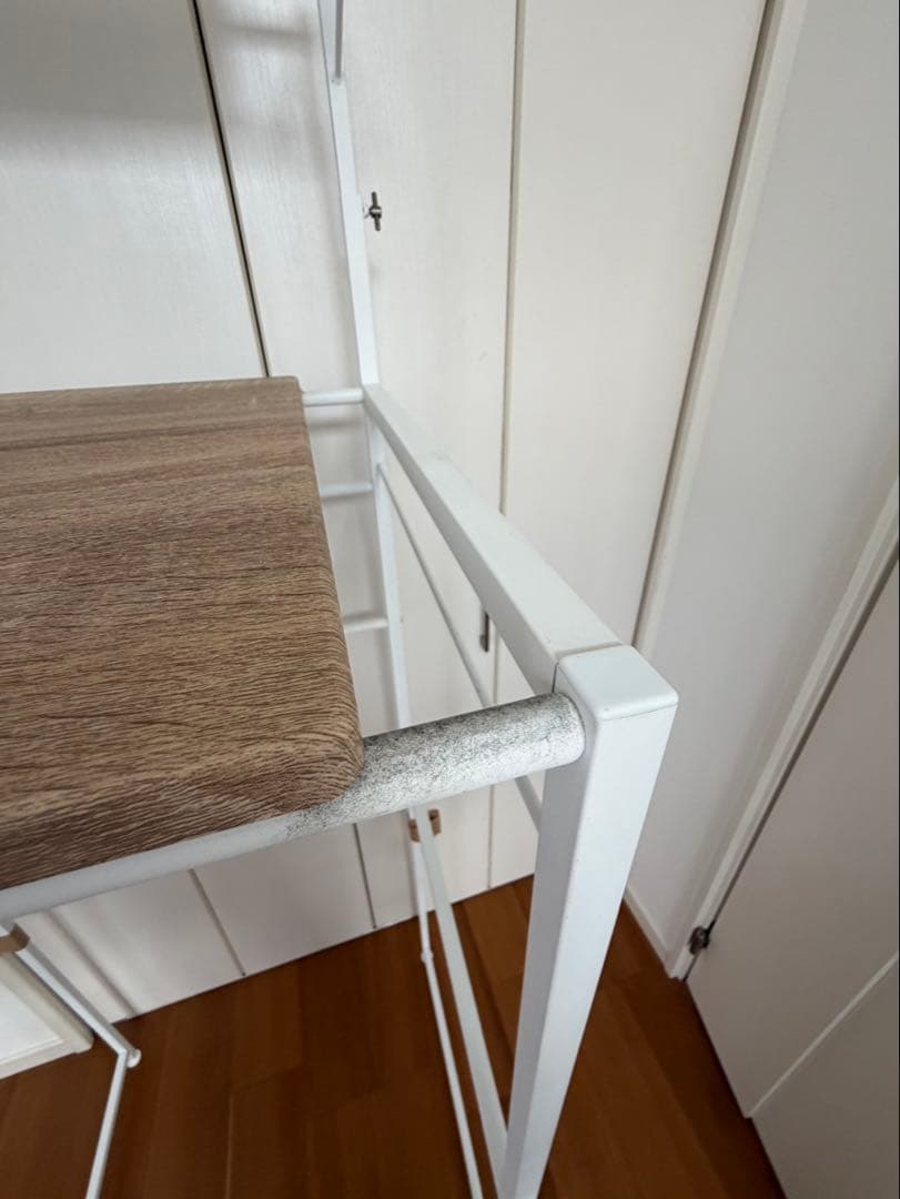 【ディノス】天井が低くても置けるカフェスタイルランドリーラック