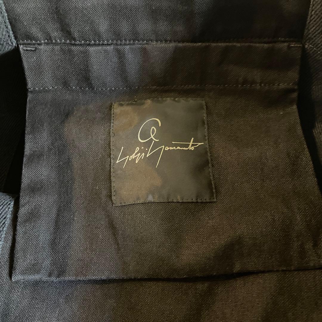 【Yohji Yamamoto】 トートバッグ ブラック