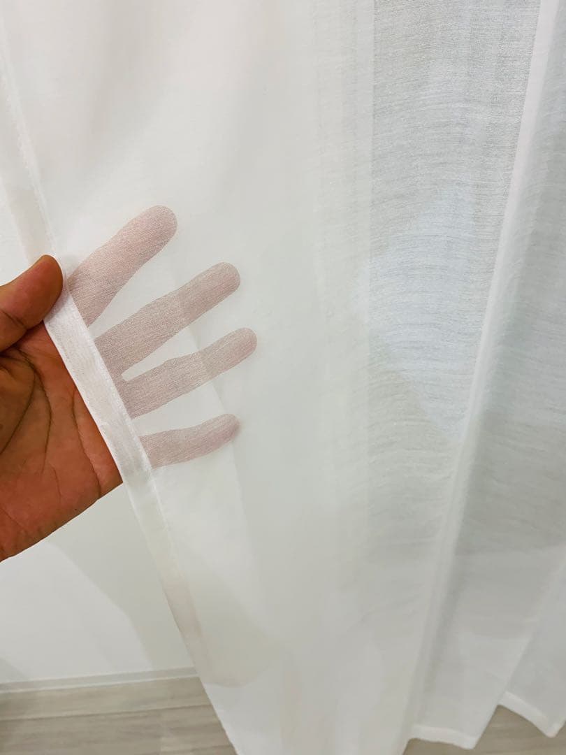 りのまま　スパンボイルカーテン　6枚