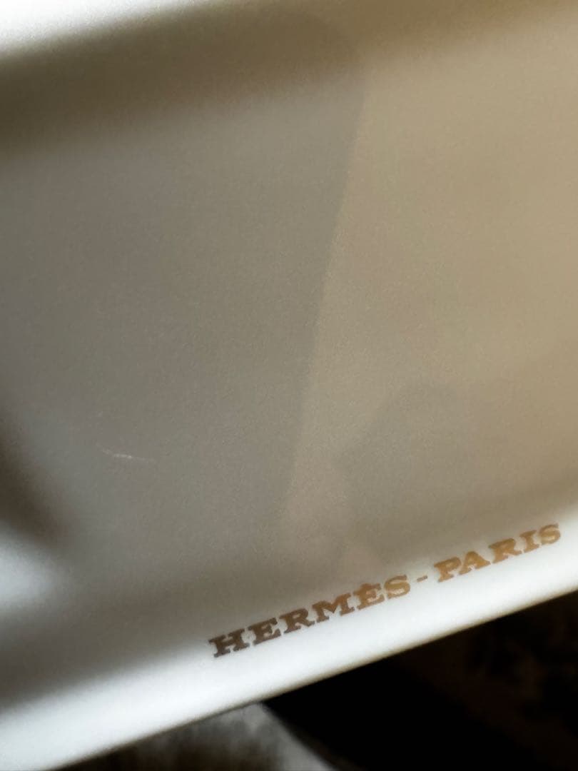 HERMES \"Brazil\"柄灰皿 VINTAGE 難あり