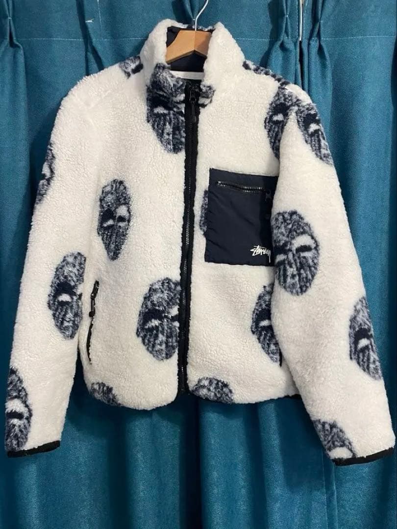 【希少】stussy ボアジャケット アウター