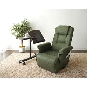 コンパクト高座椅子 ダークブラウン リクライニング調節 MT-1600GS