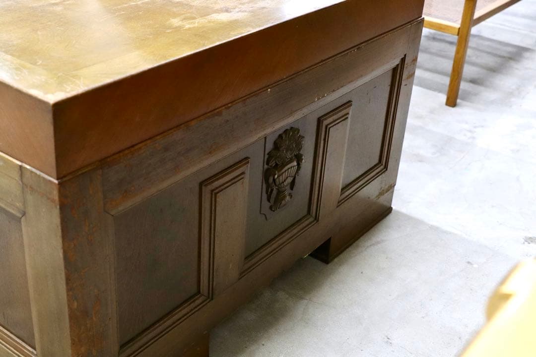 GMHK772○和製ヴィンテージ 昭和レトロ 両袖机 学習机 書斎机 アンティー