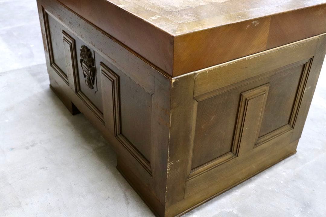 GMHK772○和製ヴィンテージ 昭和レトロ 両袖机 学習机 書斎机 アンティー