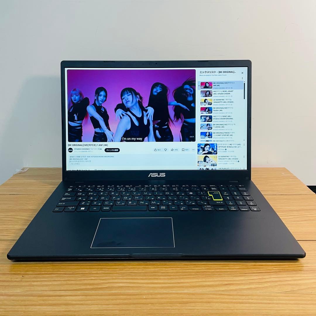 設定済み2022モデル薄型ASUSノートパソコンSSDwin11オフィスカメラ