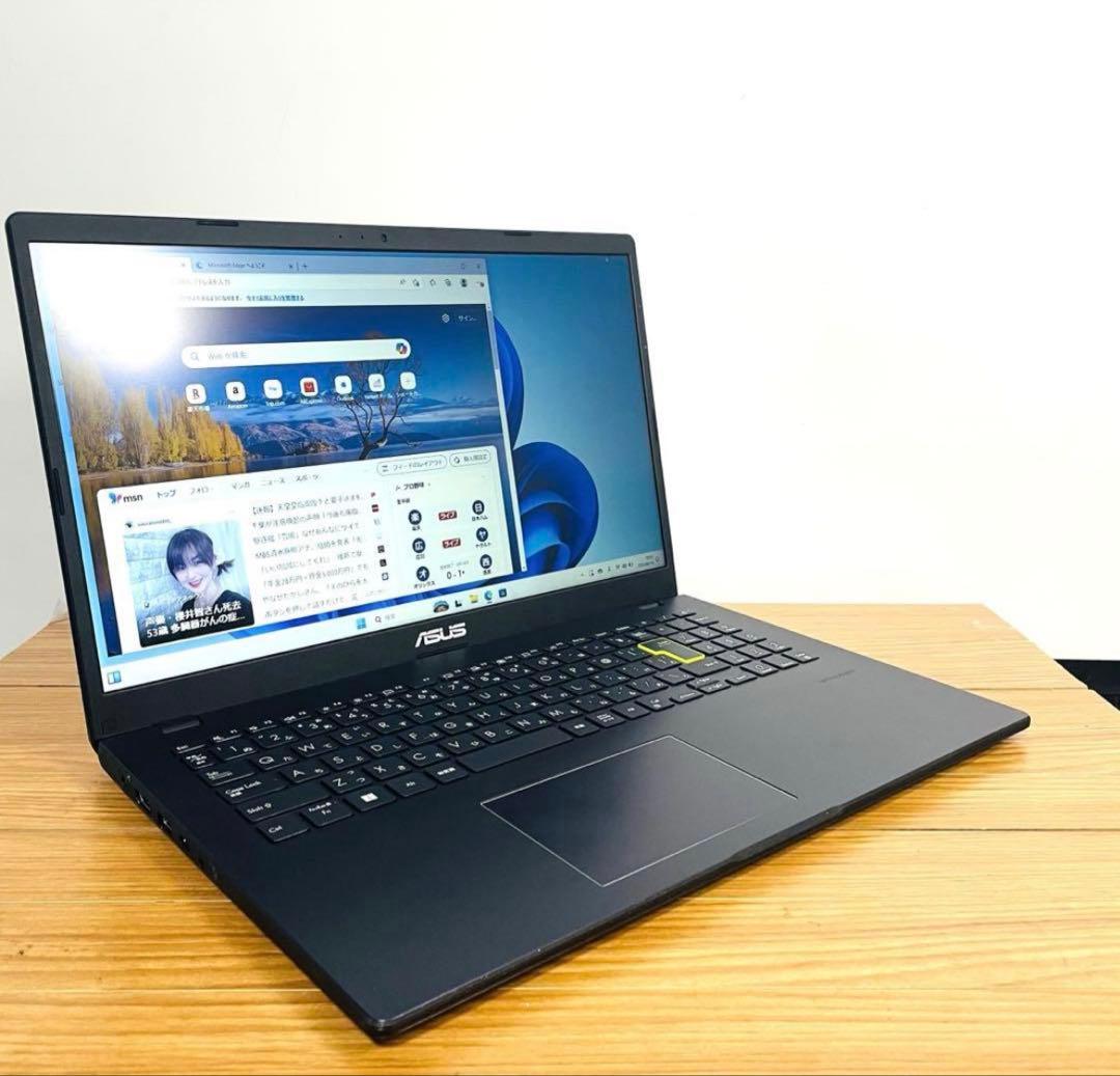 設定済み2022モデル薄型ASUSノートパソコンSSDwin11オフィスカメラ