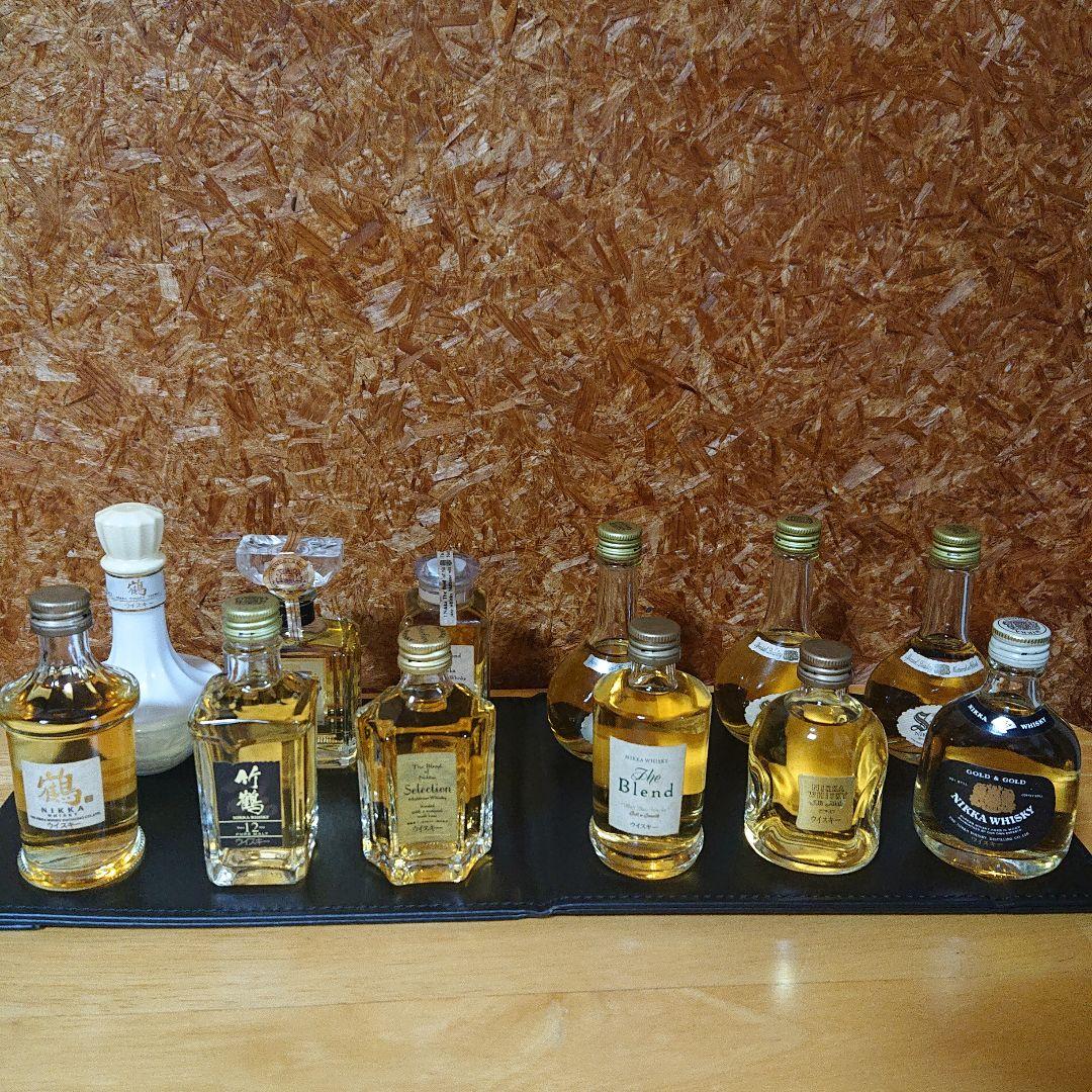 ミニボトル 50ml ニッカウイスキー 竹鶴12年他12本