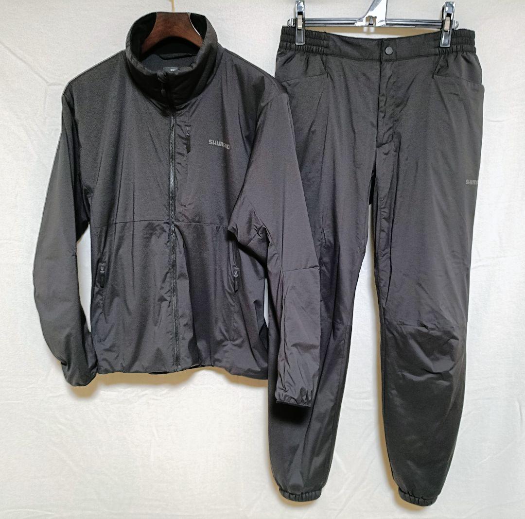 最終値下げシマノ アクティブインサレーションセットアップ ジャケットパンツダウン