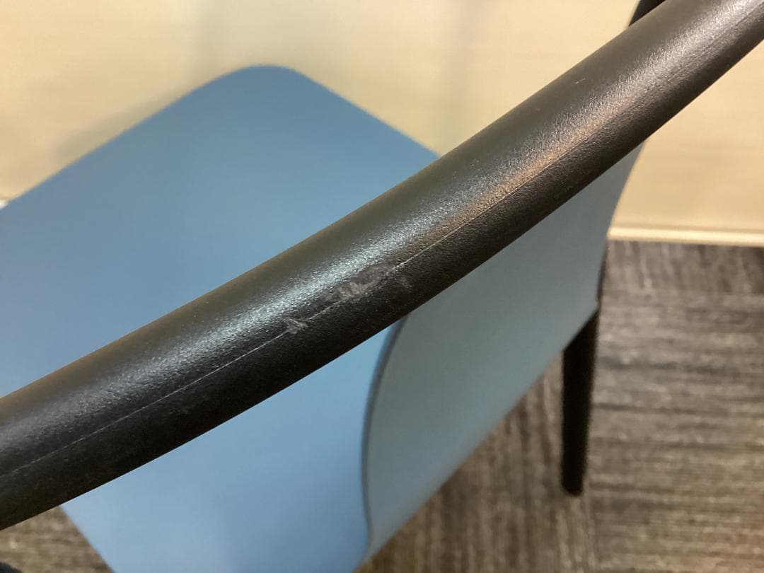 １脚のみ　ヴィトラ　ベルヴィルチェア　シーブルー　Belleville　ガーデン