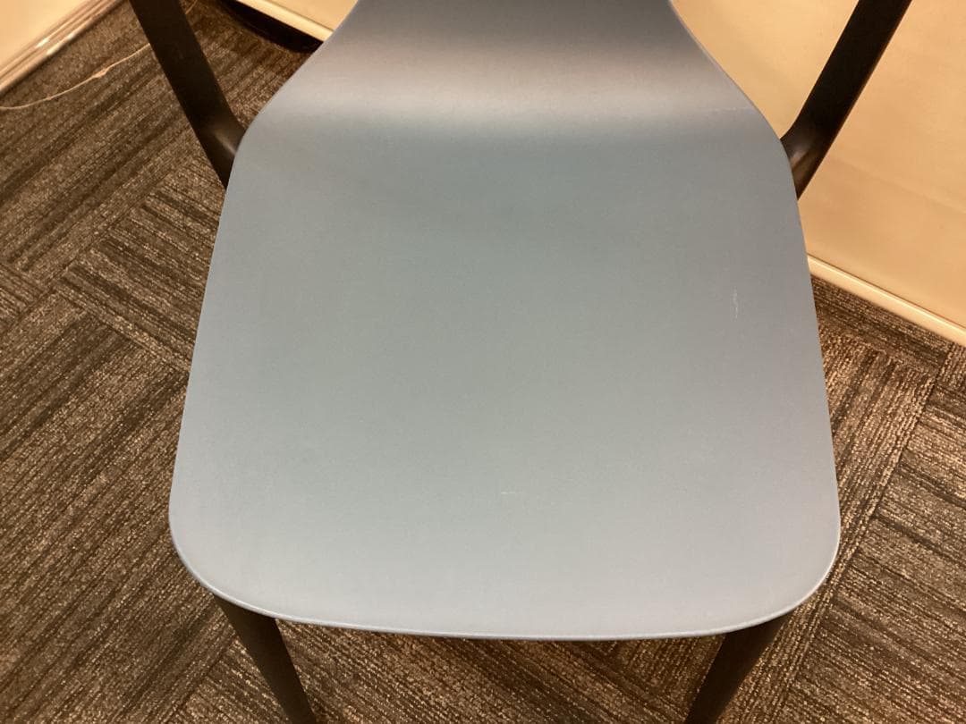 １脚のみ　ヴィトラ　ベルヴィルチェア　シーブルー　Belleville　ガーデン