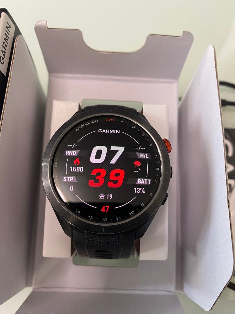 ゴルフナビ ランキング1位 Garmin Approach S70 47mm