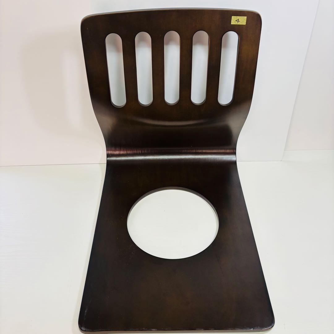 曲げ木 木製座椅子 4脚セット