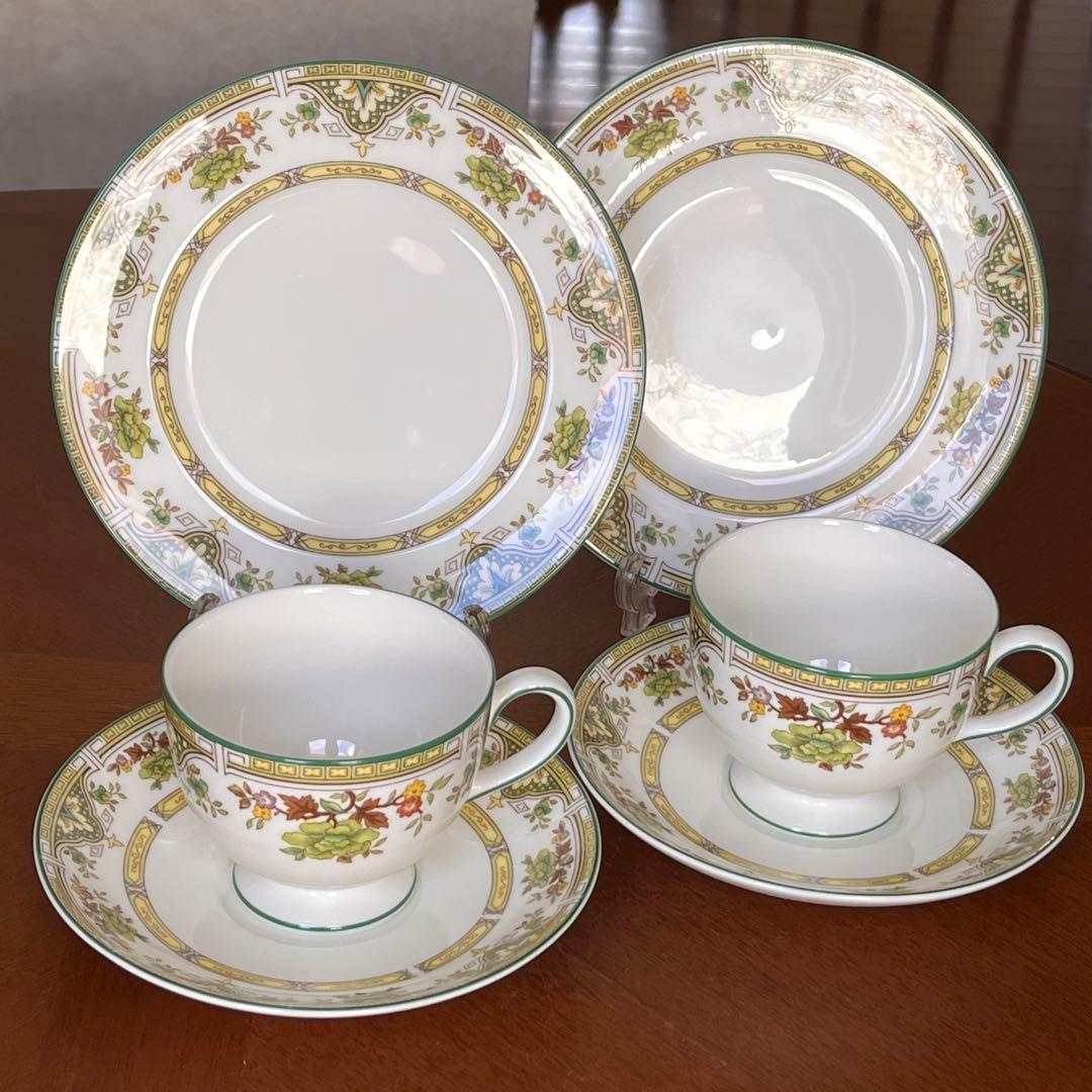 【レア美品】ウェッジウッド★タマリスク★トリオ　ペア